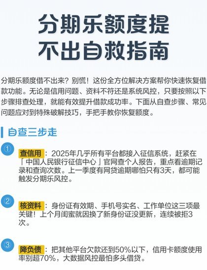 分期乐的额度取不出来了怎么办