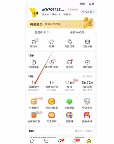 美团月付取现多久到账 怎么查